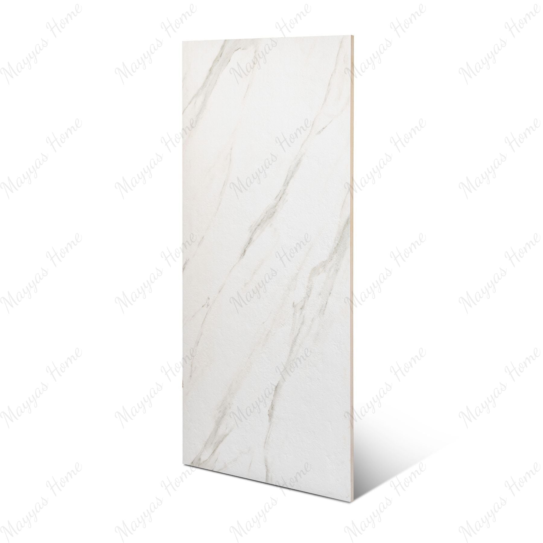 Calacatta Nexa matt porcelain tile 60x120cm x 2mm featuring elegant marble veining. Premium large format tile ideal for luxury floors and walls.
