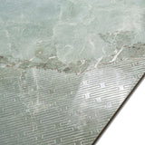 Calci Green glossy marble effect porcelain tile 60x120cm with 9mm thickness features rich green tones and a refined polished finish.