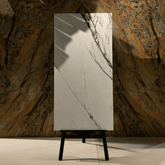 Calcutta Emerald porcelain tile 60x120cm 9mm thickness, white marble look with green veining, durable porcelain tile for luxury floors and walls.