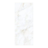Carara Gold polished porcelain slab in 120x280cm with 6mm thickness, offering a luxury marble look for premium floors, walls and contemporary interiors.