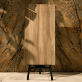Cedar Wood Brown Azan porcelain tile 60x120cm with 9mm thickness features a realistic wood look, durable porcelain body for floors and walls.