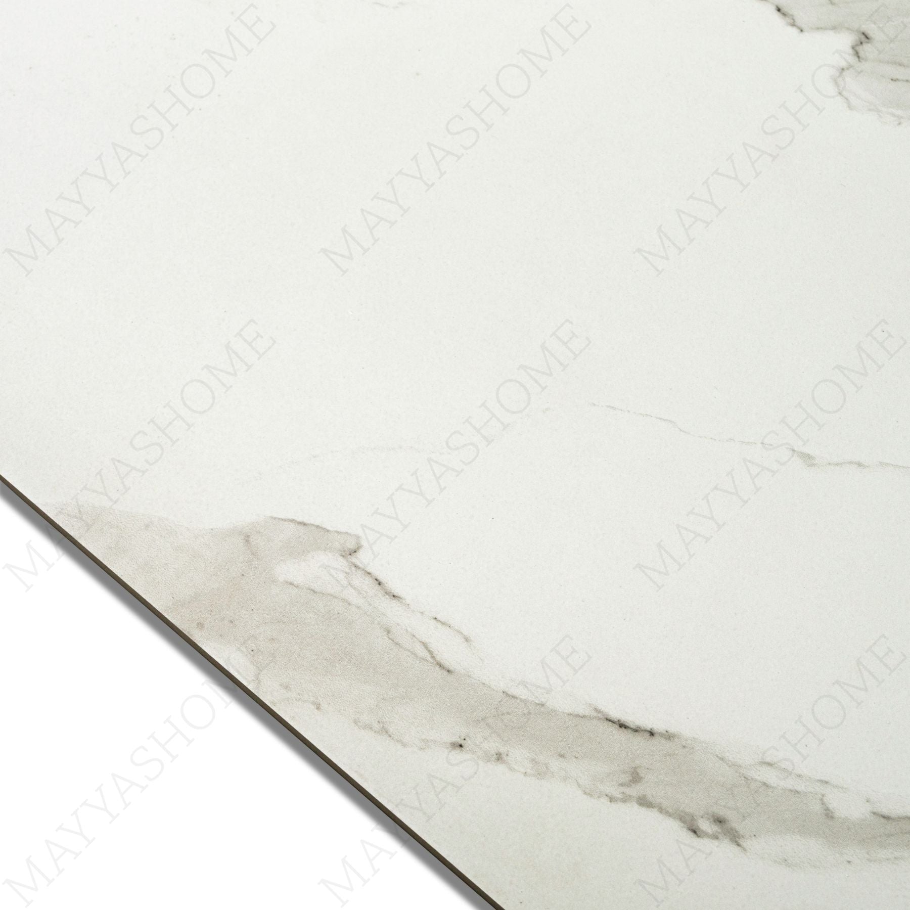 Classic Statuario porcelain tile in 60×120cm offers a luxurious white marble look with elegant grey veining, high durability and low maintenance for modern interiors.