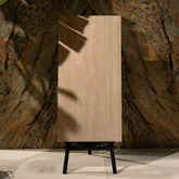 Classic Travertine Beige matt stone effect porcelain tile 60x120cm with 9mm thickness offers warm, natural elegance.