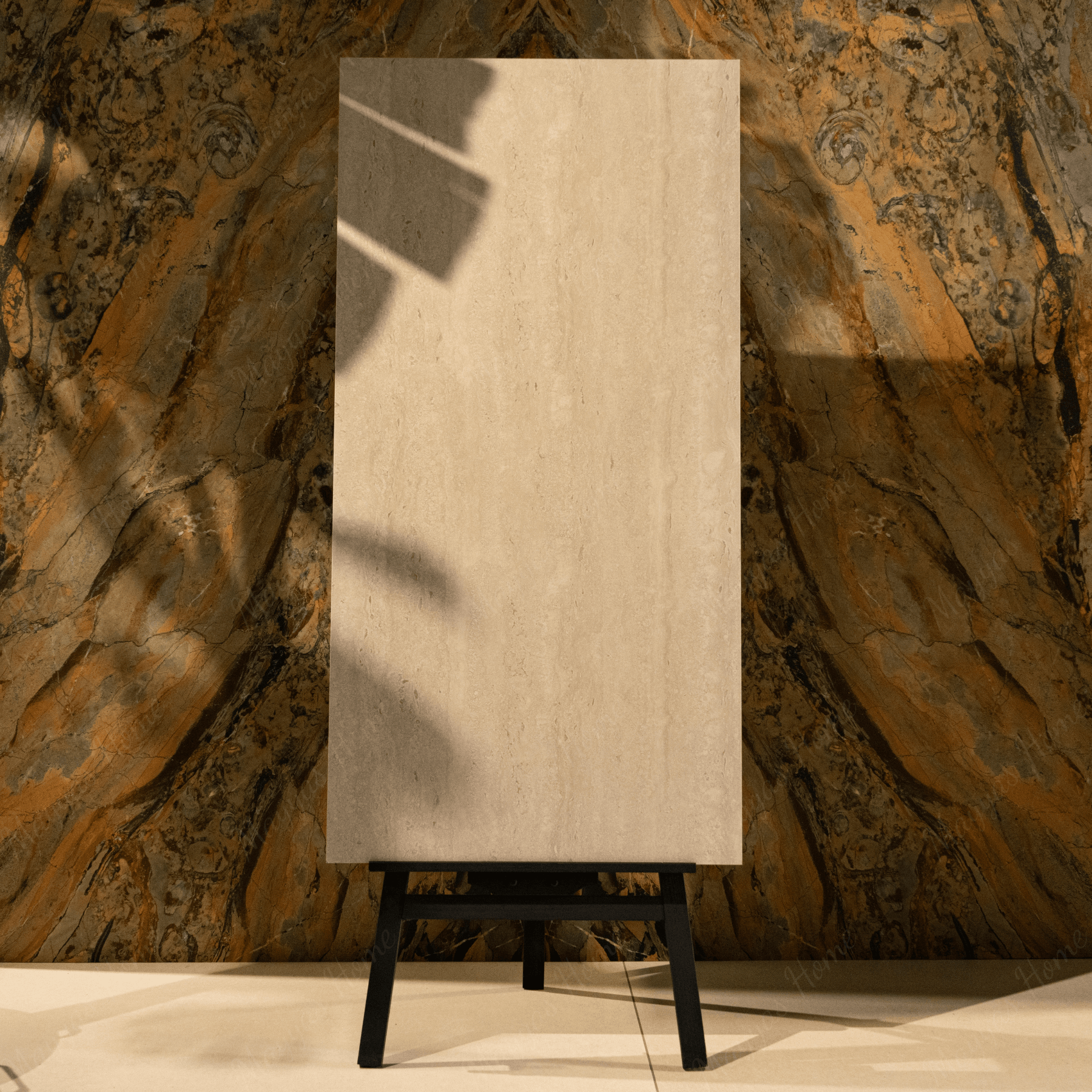 Crystal White porcelain tile 60x120cm with 9mm thickness, marble look finish, durable porcelain, ideal for floors and walls.