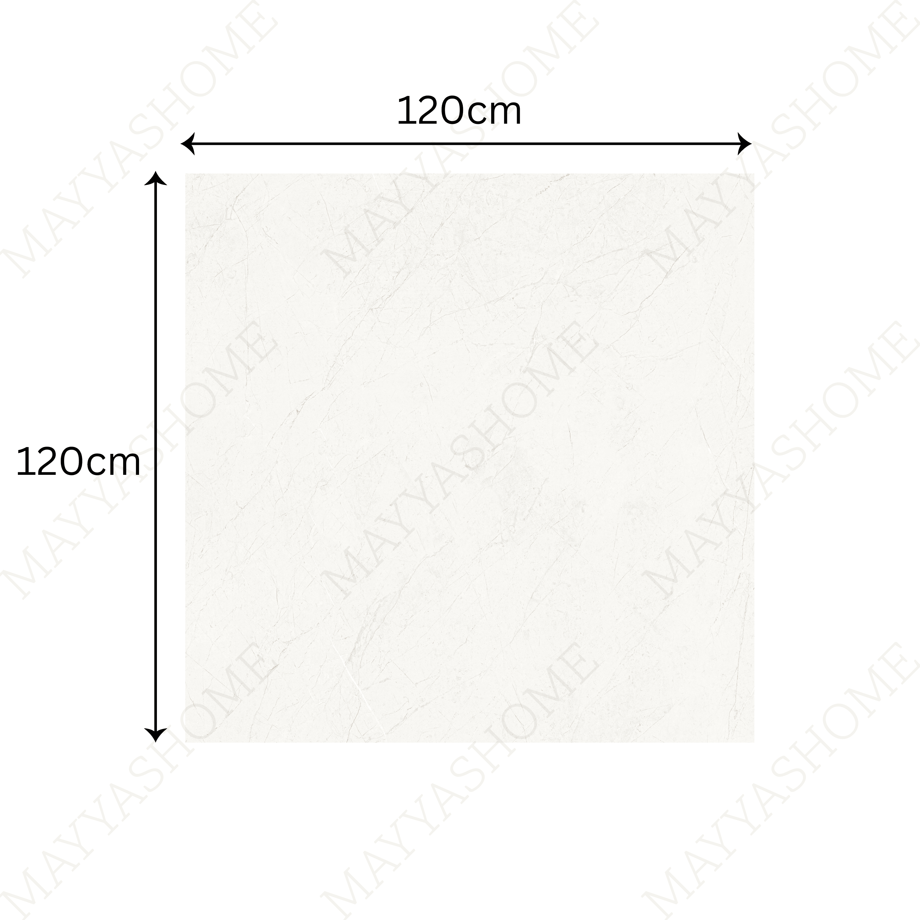 Discover ELEGANT CREMA large format porcelain tile 120x120cm with 9MM thickness and matt finish. Durable, slip-resistant, and perfect for warm, elegant interiors.
