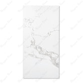 Discover STATUARIO FEATHER porcelain tile 600x1200mm with 9MM thickness and glitter on matt finish. Durable large format tile perfect for elegant shimmer-enhanced flooring and walls.