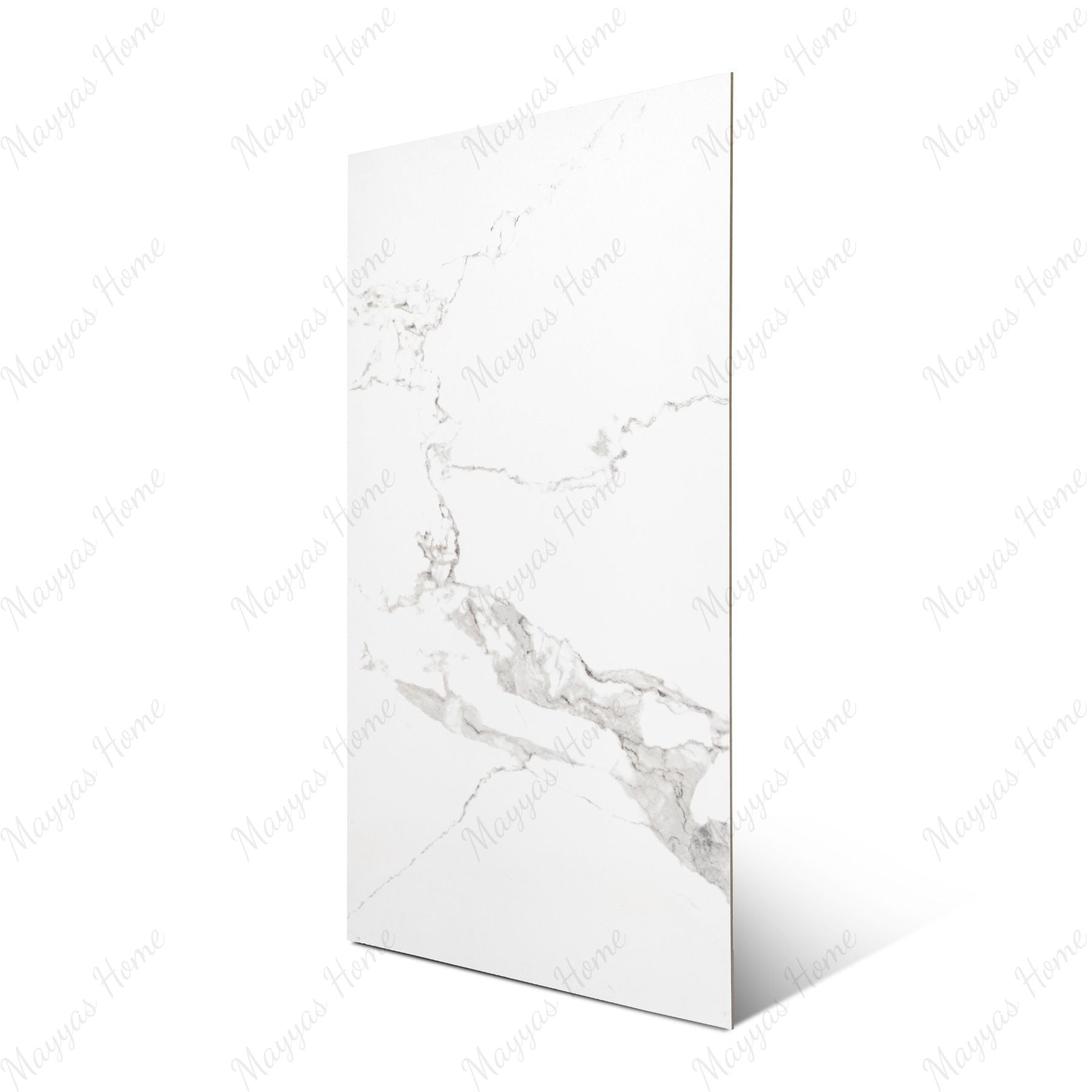 Discover STATUARIO FEATHER porcelain tile 600x1200mm with 9MM thickness and glitter on matt finish. Durable large format tile perfect for elegant shimmer-enhanced flooring and walls.