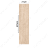 EMIENT CREMA 20x120cm porcelain tile features a matte cream wood look, 09MM thick—perfect for calm, stylish interiors with easy care and durability.