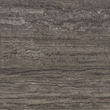 Ebony Travertino 120x240cm glossy porcelain tile with bold dark stone design. Durable 9mm surface for modern floors and walls.
