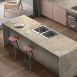 Emperador Light 80×320cm / 120×320cm Beige 15mm – Glossy & Matt Porcelain Tile