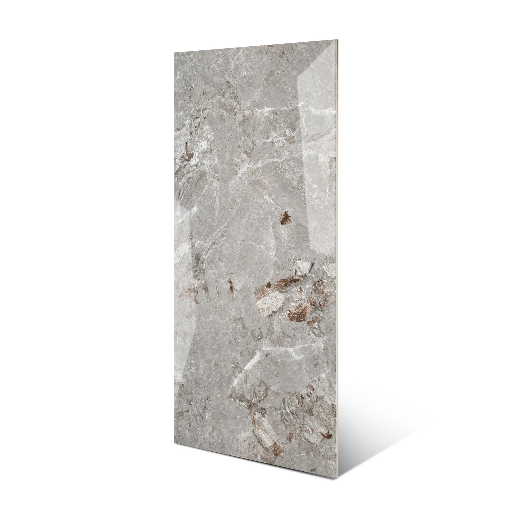 Endless Nexus Grey glossy porcelain tile 60x120cm with 9mm thickness features modern grey tones, refined texture and polished finish.