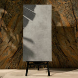 Eva Grey porcelain tile in 60x120cm size featuring elegant grey tones, soft stone texture and durable 9mm thickness for floors and walls.