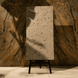 Explore AMATA BEIGE 60x120cm porcelain tile with carving matt finish. A 9MM thick, textured beige tile perfect for modern floor and wall designs.
