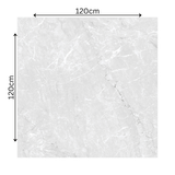 Explore SILVER FUME large format porcelain tiles (120x120cm) with a 9MM glossy finish and silver marble effect. Durable, scratch-resistant, and easy to install. Perfect for contemporary residential and commercial interiors.