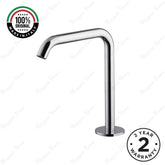 Fixed washbasin spout for above-counter installation with G1/2 male threaded connection. Perfect for hotels, offices, hospitals and commercial bathrooms in UAE.