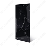 Forest Black porcelain tile 60x120cm 9mm thickness, bold marble look design, durable porcelain, ideal for luxury floors and walls.