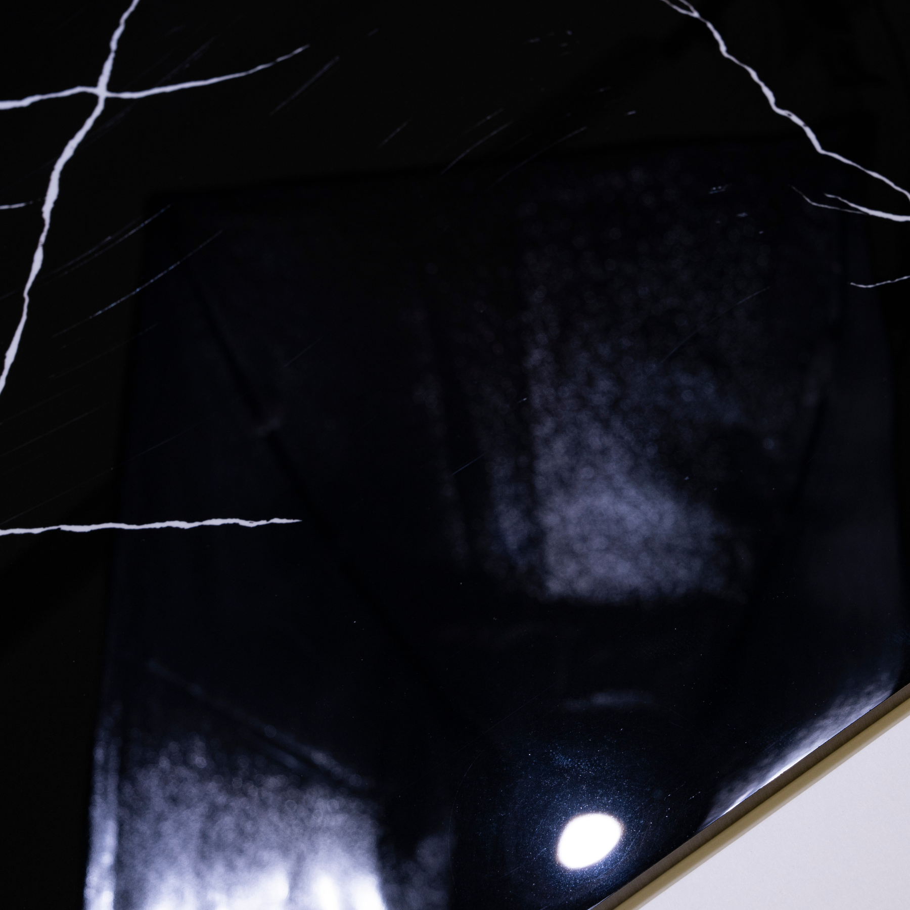 Forest Black porcelain tile 60x120cm 9mm thickness, bold marble look design, durable porcelain, ideal for luxury floors and walls.