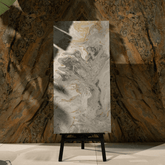 Fusion Gold porcelain tile 60x120cm with 9mm thickness features a bold marble look with gold veining, durable porcelain body for floors and walls.
