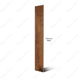 Giant Brown 20x12cm porcelain tile with 09mm thickness. Durable, earthy, and water-resistant. Perfect for walls, kitchens, bathrooms, and accent areas.