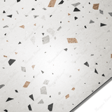 Glacier Bianco porcelain tile 60x120cm with 9mm thickness features a refined marble look, durable porcelain body, ideal for floors and walls.