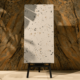 Glacier Bianco porcelain tile 60x120cm with 9mm thickness features a refined marble look, durable porcelain body, ideal for floors and walls.