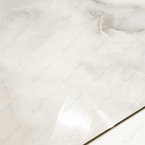 Glacier Vein Silver porcelain tile 60x120cm 9mm thickness, light grey marble look design, durable porcelain tile for modern floors and walls.