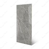 Graphite Vein glossy porcelain tile 60x120cm with 9mm thickness features dark graphite base, elegant veining and refined polished finish.
