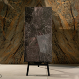 Irish Noir porcelain tile 60x120cm 9mm thickness, bold black marble look design, durable porcelain, ideal for luxury floors and walls.