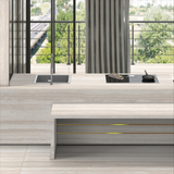 Italian Travertine white body porcelain tile with elegant travertine design