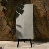 Italian Armani Light Grey glossy marble effect porcelain tile 60x120cm with 9mm thickness, ideal for bright luxury interiors.