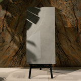 Italian Armani Light Grey glossy marble effect porcelain tile 60x120cm with 9mm thickness, ideal for bright luxury interiors.