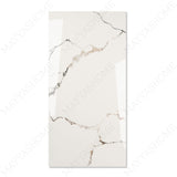 Ivory Crackle glossy porcelain tile 60x120cm with 9mm thickness features warm ivory tones, decorative crackle pattern texture and elegant polished finish.