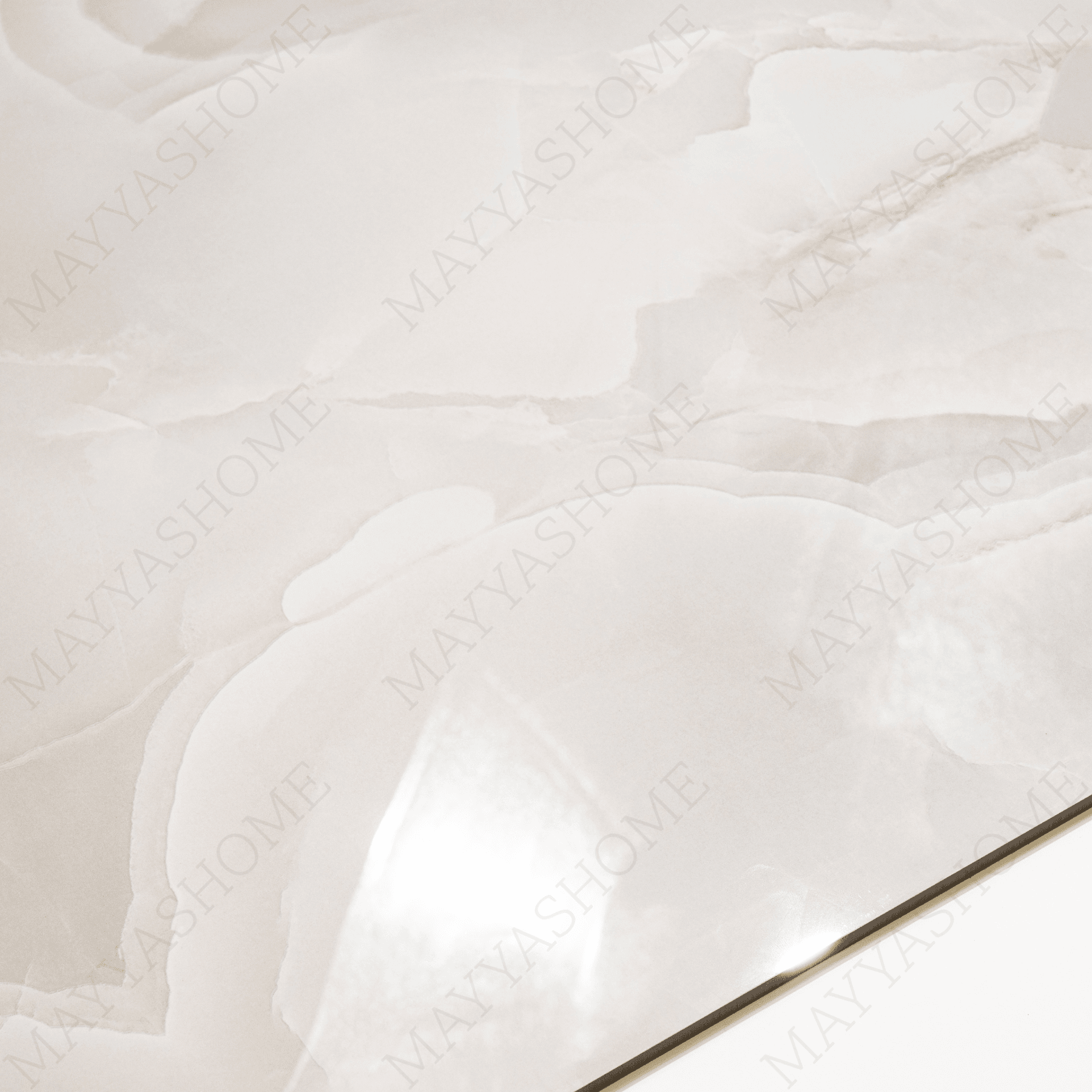 Ivory Flow porcelain tile 60x120cm 9mm thickness, beige marble look design, durable porcelain tile for elegant floors and walls.