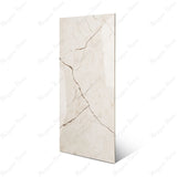 Ivory Marble glossy porcelain tile 60x120cm with 9mm thickness features warm ivory base, subtle beige veining and polished finish.
