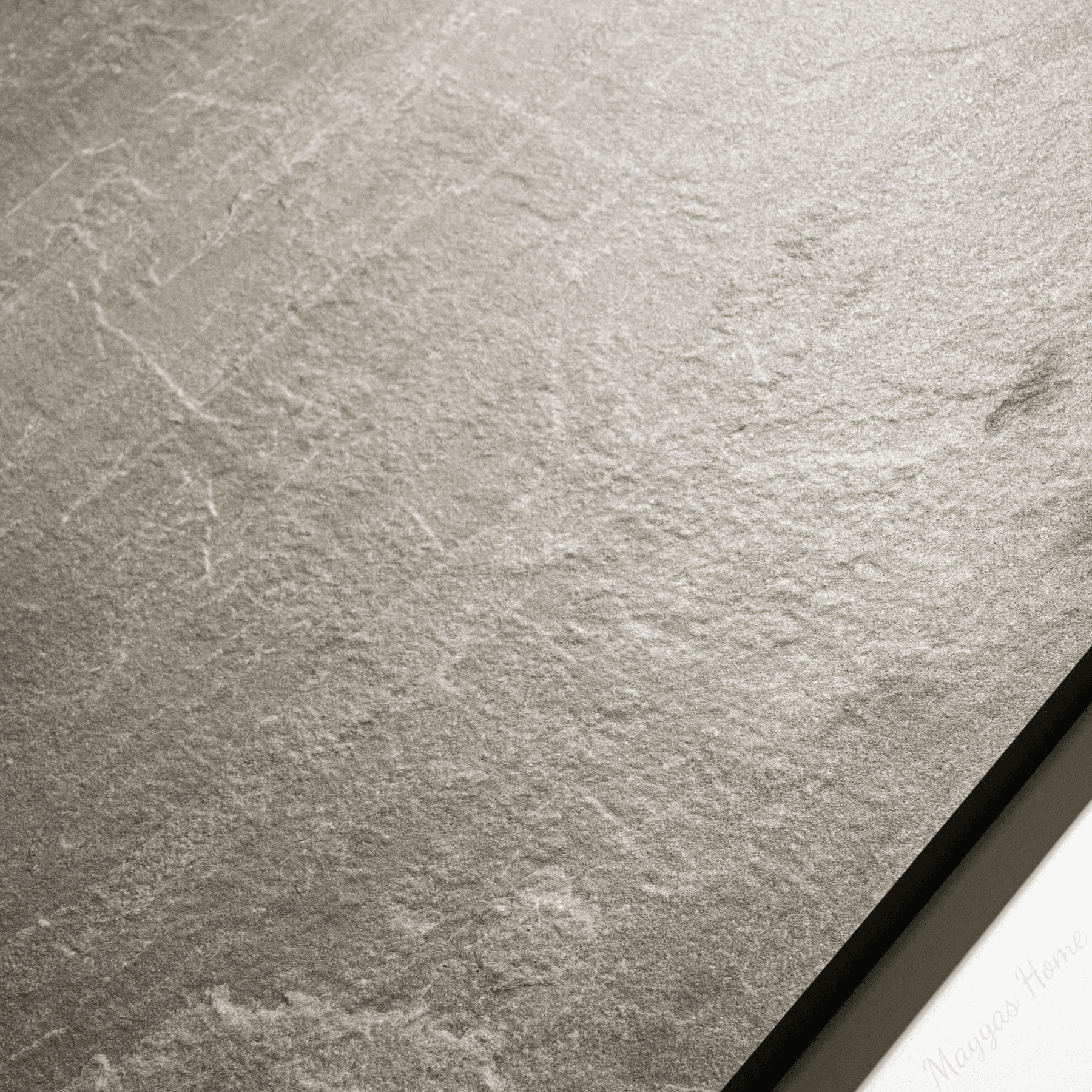 Kandra Grey porcelain tile 60x120cm 2mm thickness, grey stone look design, durable porcelain tile for modern floors and walls.
