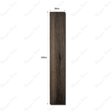 Karvel Weng 20x12cm porcelain tile with 09mm thickness. Deep wenge-brown tone, durable and elegant for walls, kitchens, and modern interiors.