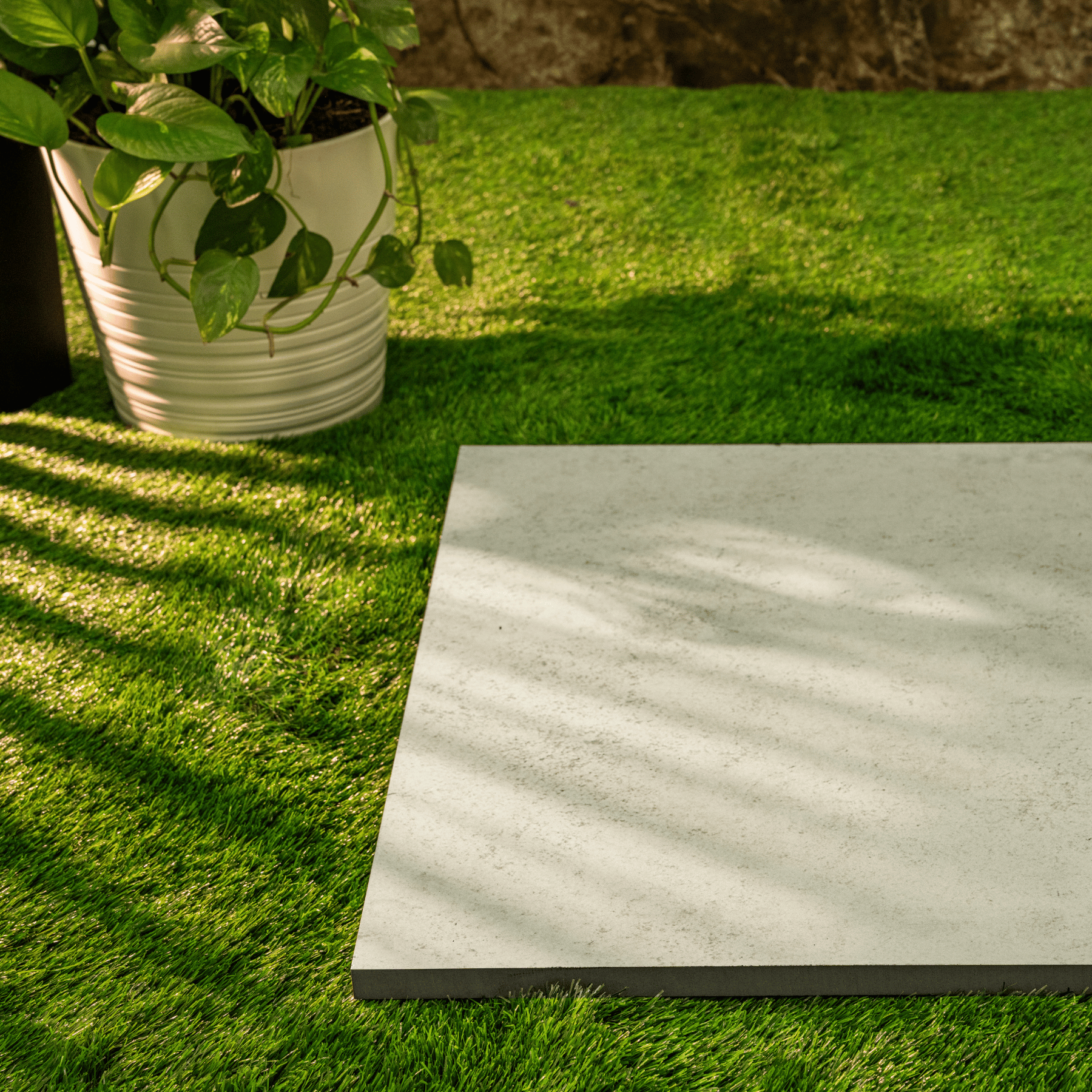 Limestone porcelain tile 60x120cm 20mm thickness, stone look design, durable porcelain tile for indoor and outdoor floors.