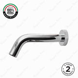Luxury wall-mounted battery powered sensor tap with touchless operation, anti-legionella protection and vandal-proof design. Shop Mayyas Home UAE.