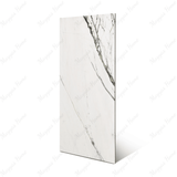 Calcutta Emerald porcelain tile 60x120cm 9mm thickness, white marble look with green veining, durable porcelain tile for luxury floors and walls.