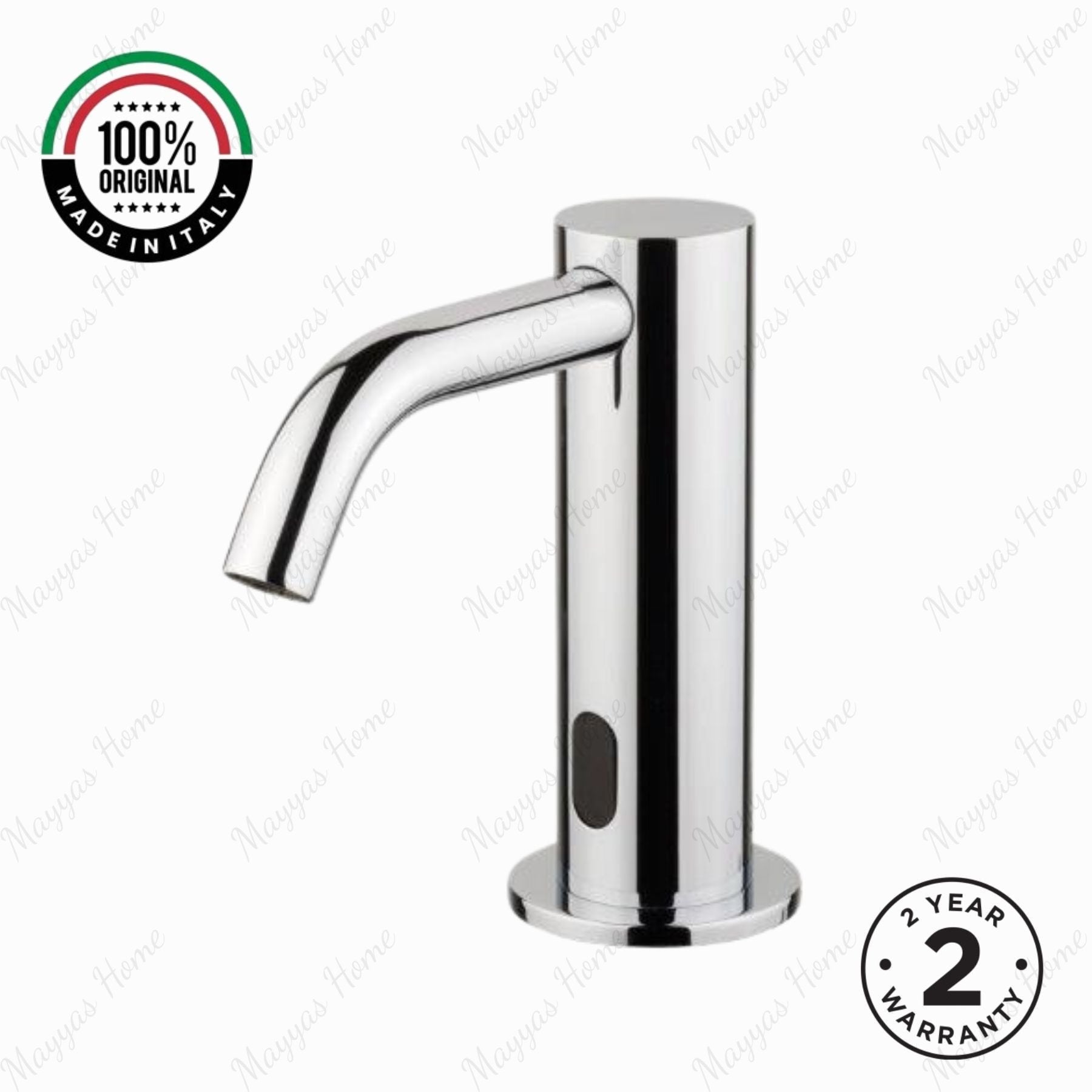 Mains-powered electronic single water sensor tap for above-counter installation. Hygienic, water-saving solution for UAE commercial washrooms.