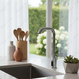 Mains-powered sensor sink mixer tap with swivel spout and luxury finishes. Touchless, water-saving faucet for premium UAE bathrooms and washrooms.