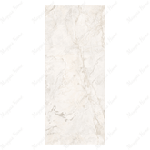 Marmo Ice 120x278cm glossy porcelain tile. Cool white tones with sleek finish, 09mm durable slab, seamless luxury look for modern interiors.