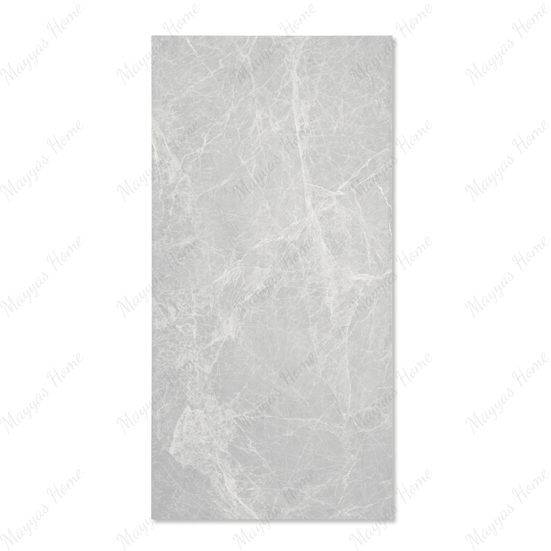 Marvel Grey White porcelain tile 60x120cm with 9mm thickness features a modern marble look, durable porcelain body for floors and walls.