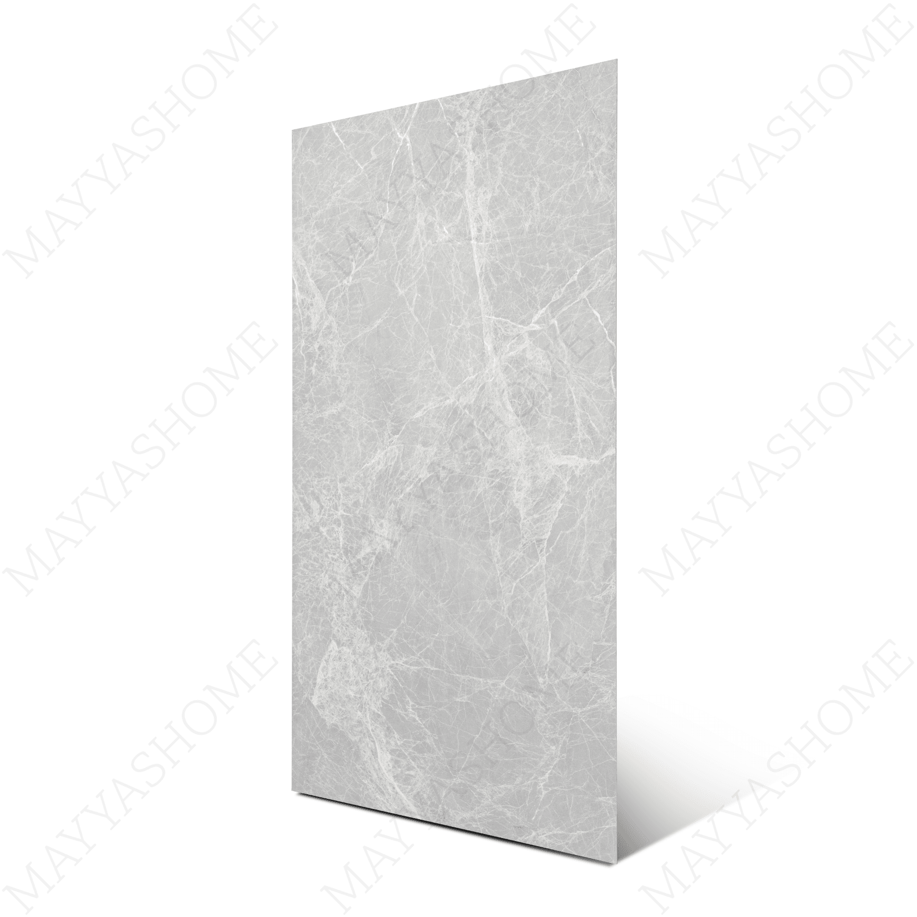 Marvel Grey White porcelain tile 60x120cm with 9mm thickness features a modern marble look, durable porcelain body for floors and walls.