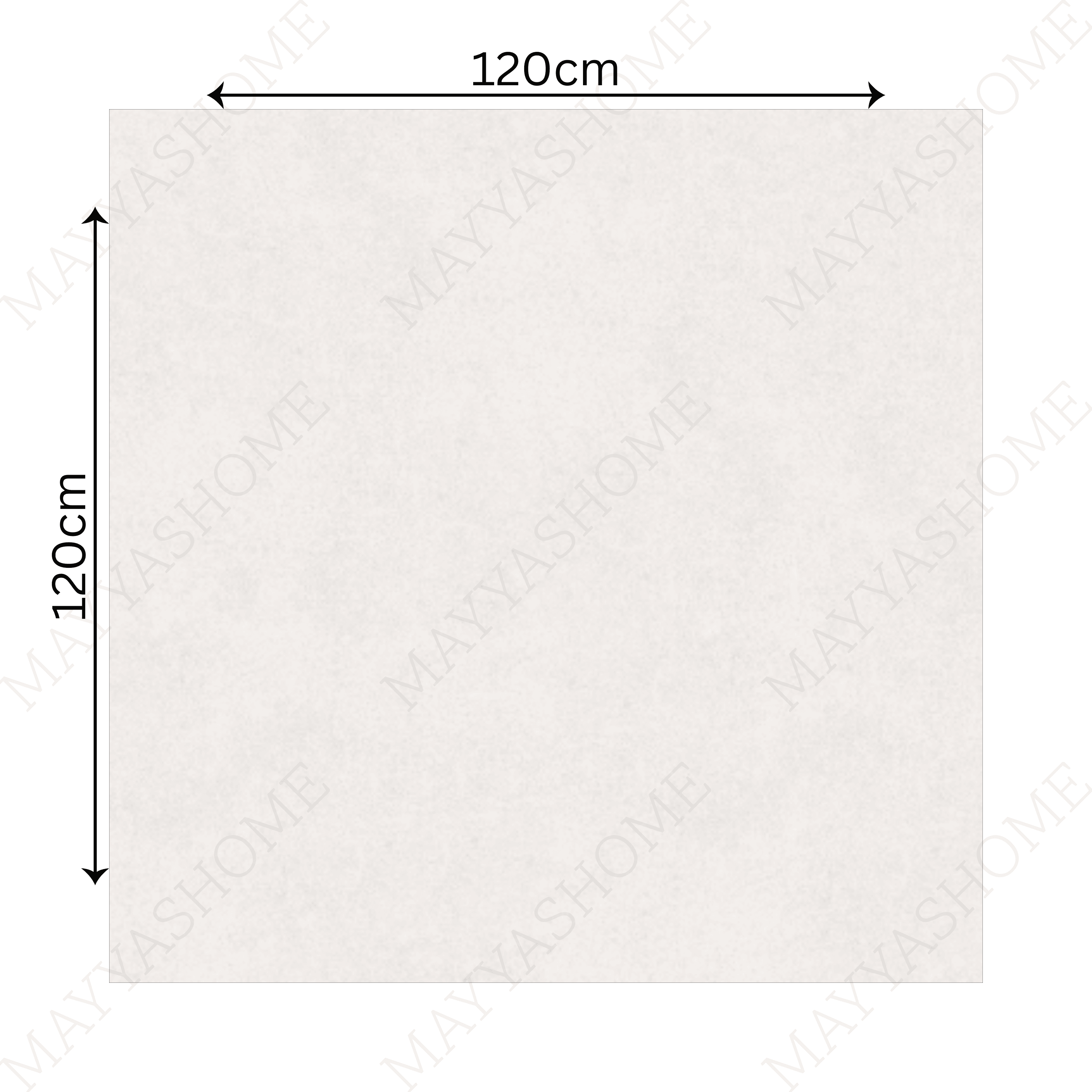 Meeray Silver 120x120cm matt porcelain tile with subtle grey stone texture. Durable, stylish, and perfect for modern walls and floors.