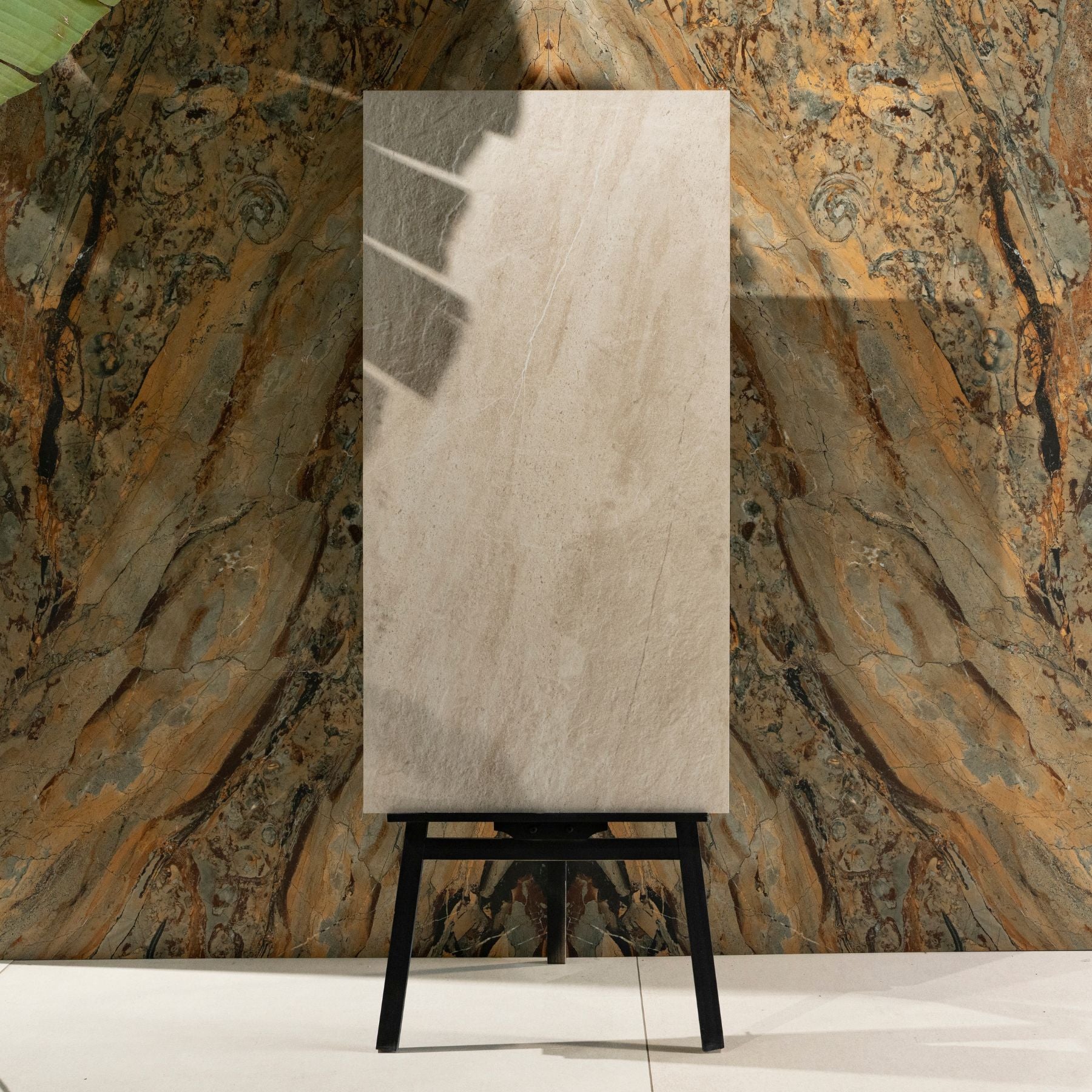 Meraki Crema matt porcelain tile 60x120cm x2mm with soft natural tone, durable large format surface ideal for modern floors, walls and premium interiors.