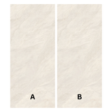 Monaco Ice glossy porcelain tile 120x280cm. Sleek white with frosty tones, 09mm thick, perfect for modern luxury interiors and walls.