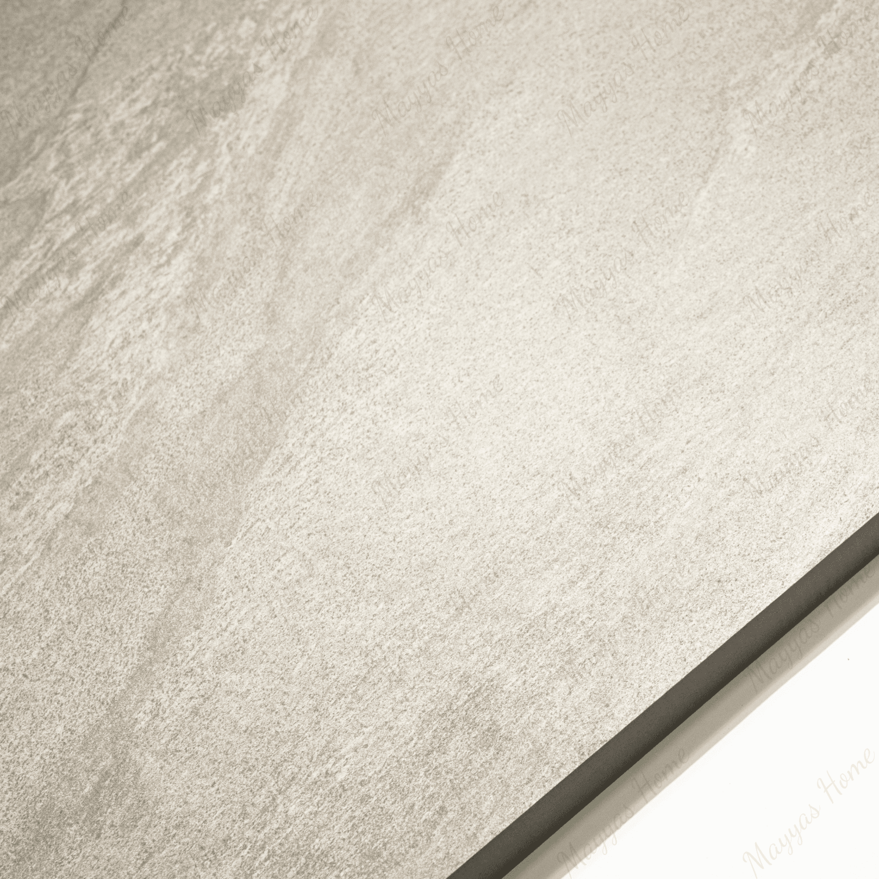 Mountain White porcelain tile 60x120cm 2mm thickness, white stone look design, durable porcelain tile for modern floors and walls.