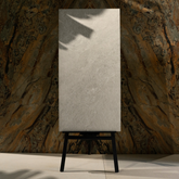 Mountain White porcelain tile 60x120cm 2mm thickness, white stone look design, durable porcelain tile for modern floors and walls.