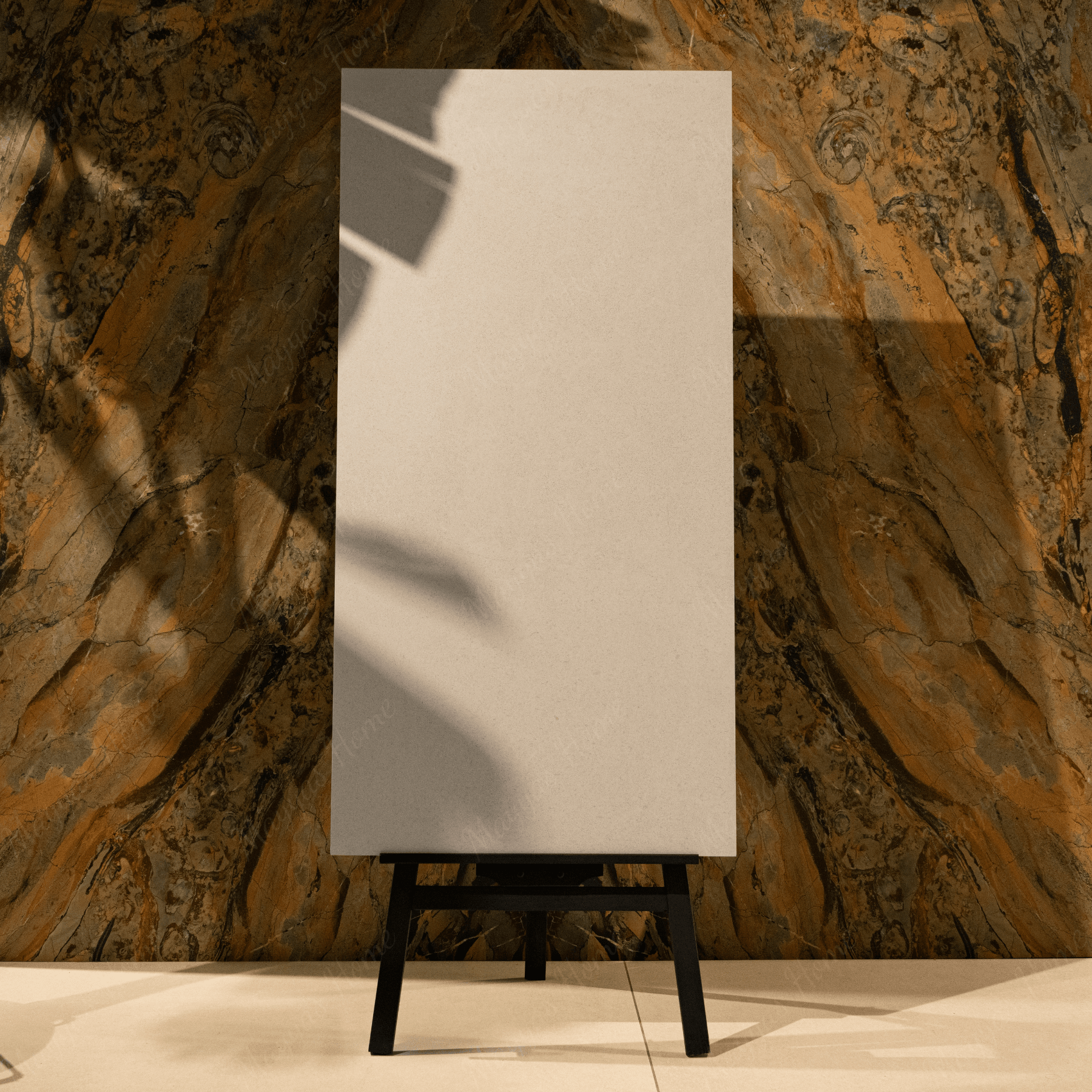 Norway Crema porcelain tile 60x120cm with 9mm thickness features a warm marble look, durable porcelain body for floors and walls.